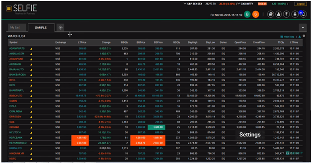 Geojit SELFIE Platinum- Geojit Terminal Based Trading Platform