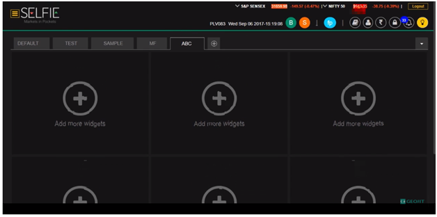 Geojit SELFIE Gold- Geojit Browser based Trading Platform